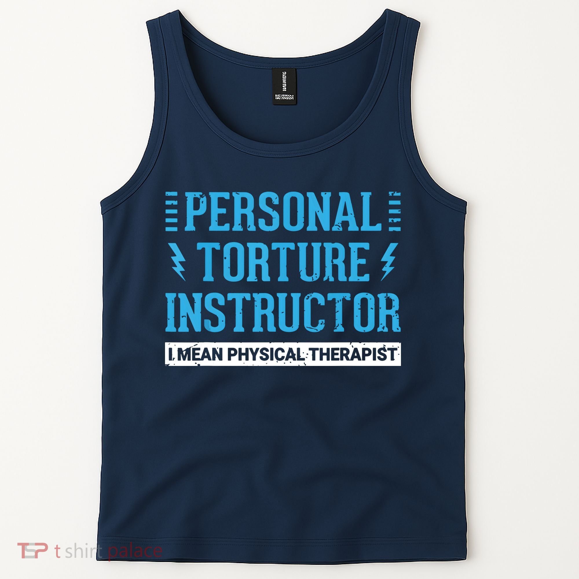 Funny PT Physical Therapist Gift Therapy Month Tank Top