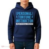 Funny PT Physical Therapist Gift Therapy Month Kids Hoodie thumb 4
