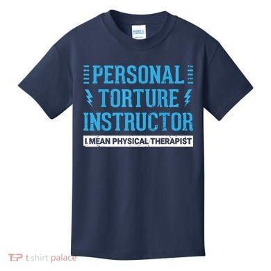 Funny PT Physical Therapist Gift Therapy Month Kids T-Shirt