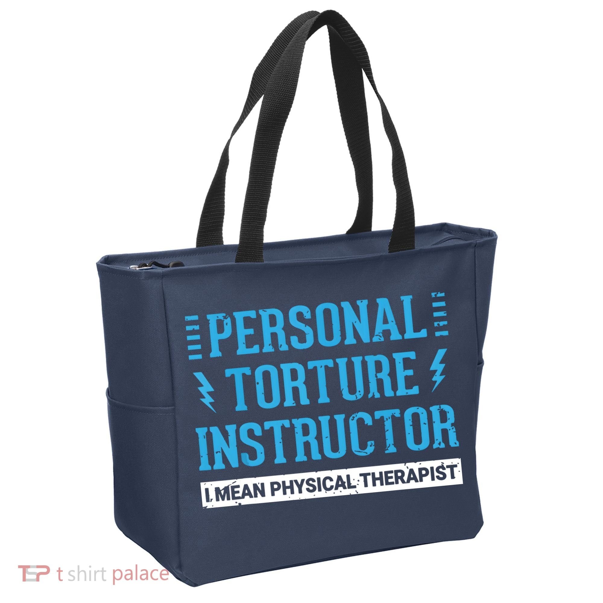 Funny PT Physical Therapist Gift Therapy Month Tote Bag