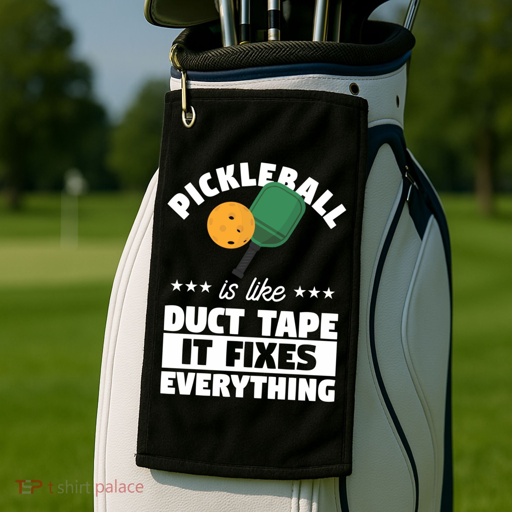 Funny Pickleball Paddle Sports Gift Pickleball Player Funny Gift Golf Towel