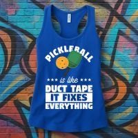 Funny Pickleball Paddle Sports Gift Pickleball Player Funny Gift Women's Tank Top thumb 3