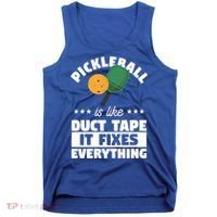 Funny Pickleball Paddle Sports Gift Pickleball Player Funny Gift Tank Top thumb 0