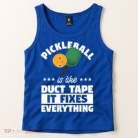 Funny Pickleball Paddle Sports Gift Pickleball Player Funny Gift Tank Top thumb 2
