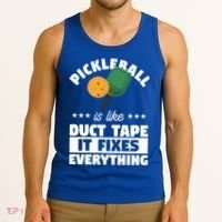 Funny Pickleball Paddle Sports Gift Pickleball Player Funny Gift Tank Top thumb 3