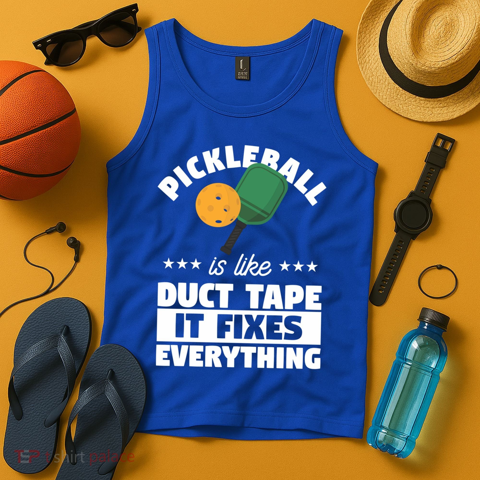 Funny Pickleball Paddle Sports Gift Pickleball Player Funny Gift Tank Top