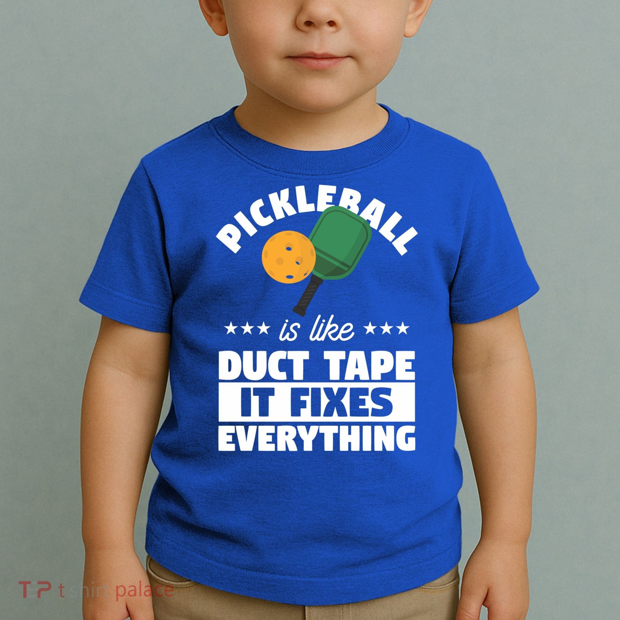 Funny Pickleball Paddle Sports Gift Pickleball Player Funny Gift Toddler T-Shirt