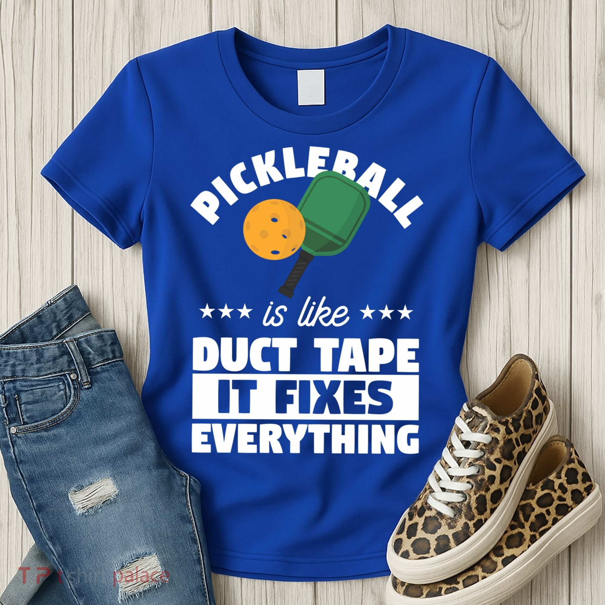 Funny Pickleball Paddle Sports Gift Pickleball Player Funny Gift Women's T-Shirt