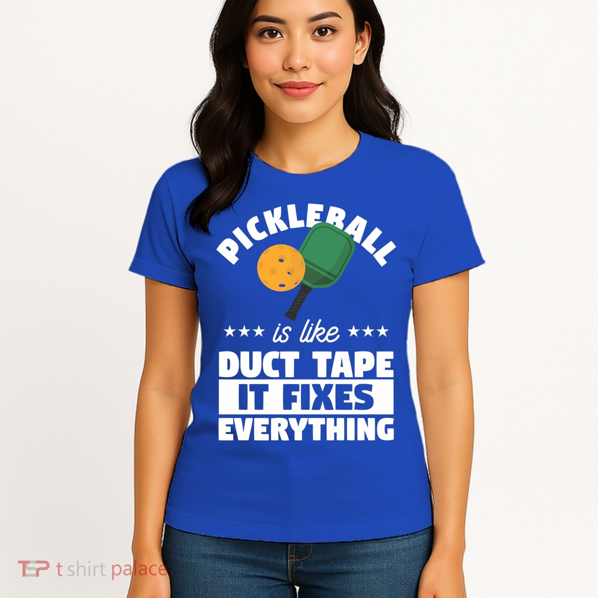 Funny Pickleball Paddle Sports Gift Pickleball Player Funny Gift Women's T-Shirt