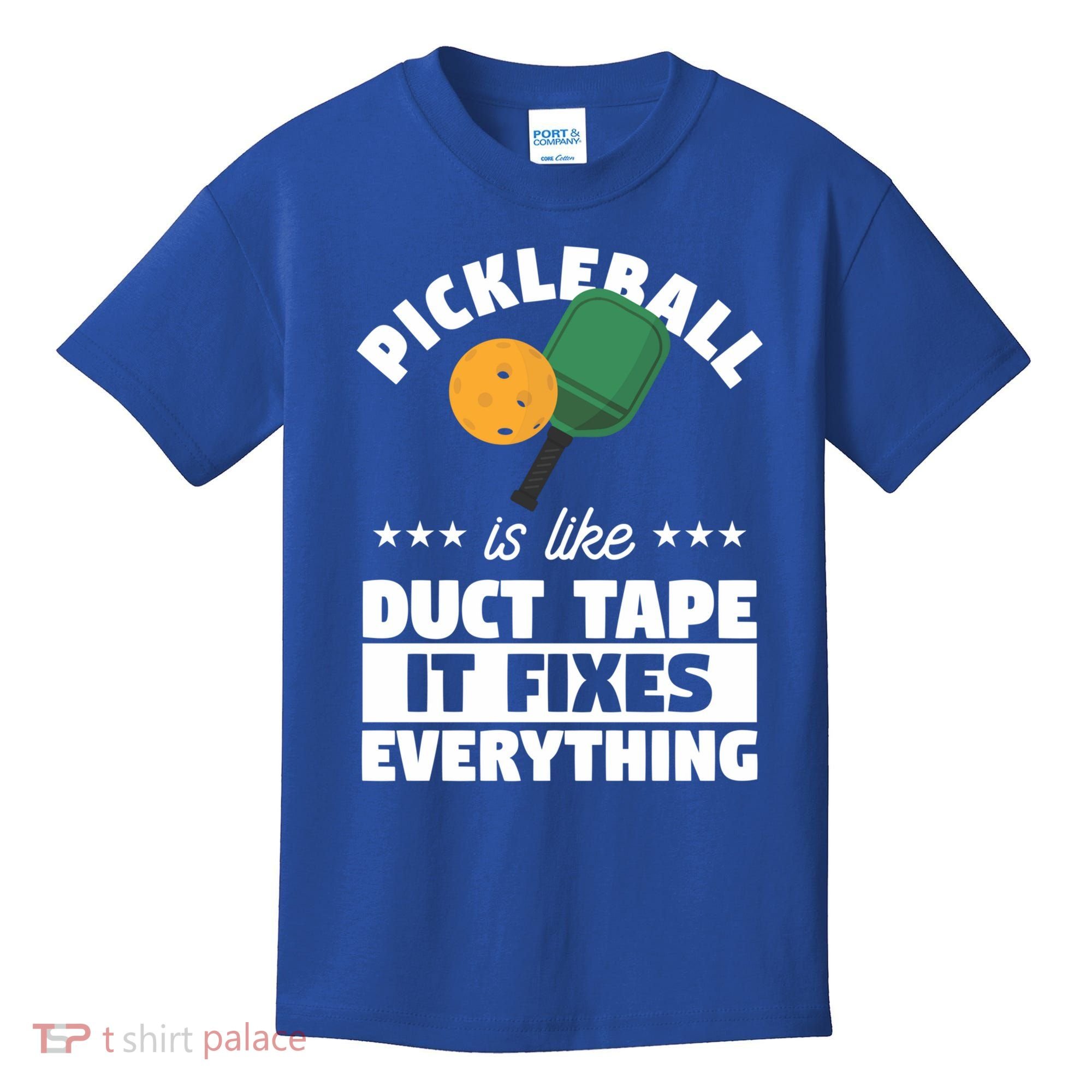 Funny Pickleball Paddle Sports Gift Pickleball Player Funny Gift Kids T-Shirt