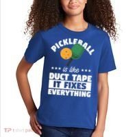 Funny Pickleball Paddle Sports Gift Pickleball Player Funny Gift Kids T-Shirt thumb 2