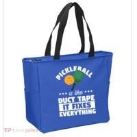 Funny Pickleball Paddle Sports Gift Pickleball Player Funny Gift Tote Bag thumb 2