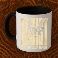 Funny Penguin Protest Resist Penguin Holding Fish Gr Coffee Mug thumb 2