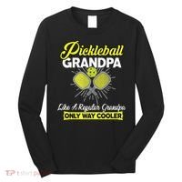 funny Player Pickle Ball Pickleball Grandpa Long Sleeve Shirt thumb 0