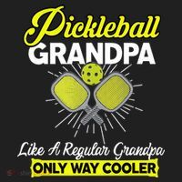 funny Player Pickle Ball Pickleball Grandpa Beanie thumb 2