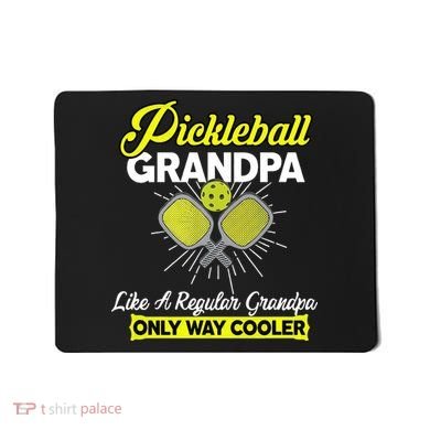 funny Player Pickle Ball Pickleball Grandpa Mousepad