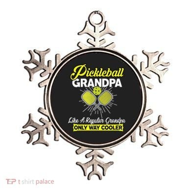 funny Player Pickle Ball Pickleball Grandpa Ornament