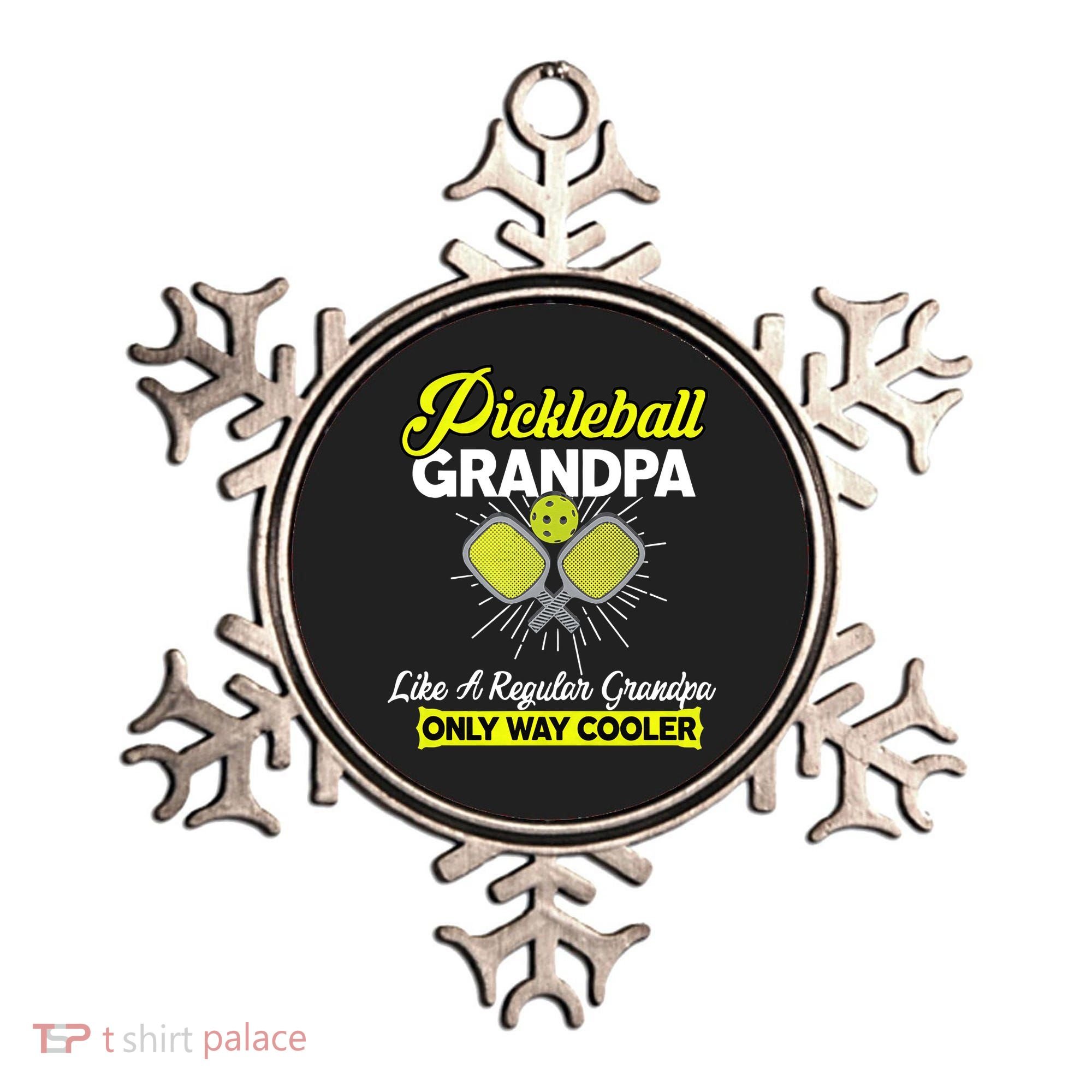 funny Player Pickle Ball Pickleball Grandpa Ornament