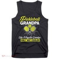 funny Player Pickle Ball Pickleball Grandpa Tank Top thumb 0