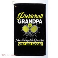 funny Player Pickle Ball Pickleball Grandpa Golf Towel thumb 0