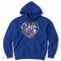 Floral Pct Patient Care Technician Healthcare Worker Gift Hoodie thumb 0
