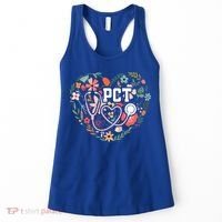 Floral Pct Patient Care Technician Healthcare Worker Gift Women's Tank Top thumb 0
