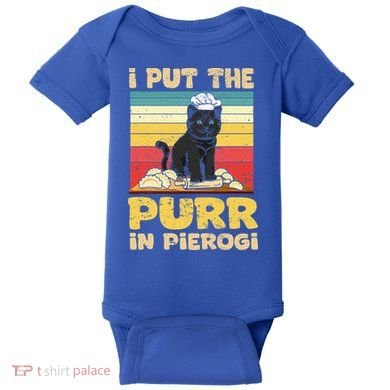 Funny polish pierogi Baby Bodysuit