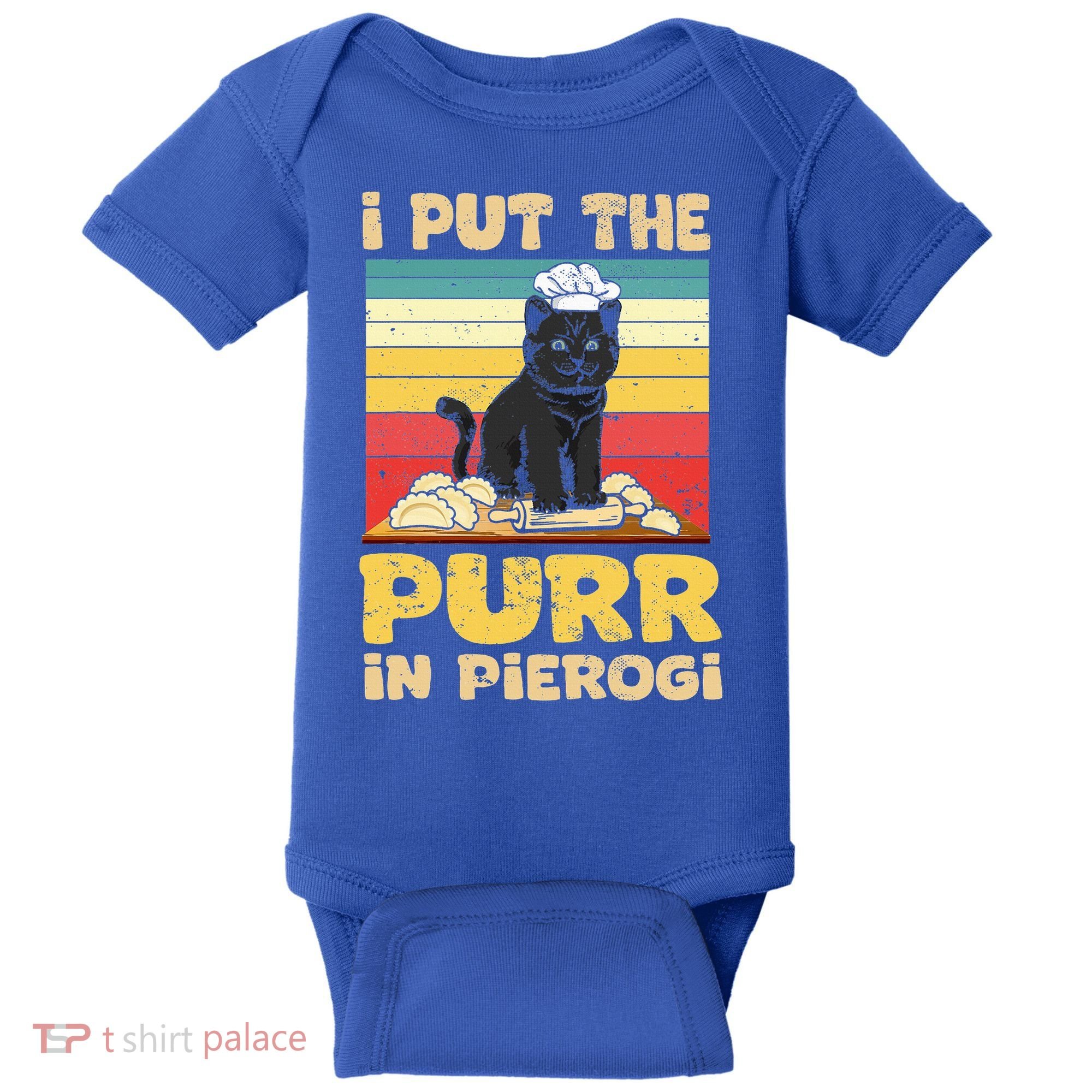 Funny polish pierogi Baby Bodysuit