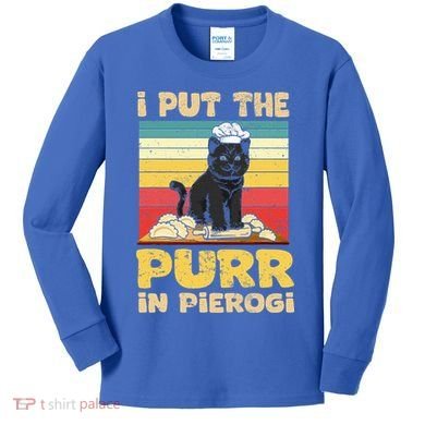 Funny polish pierogi Kids Long Sleeve Shirt
