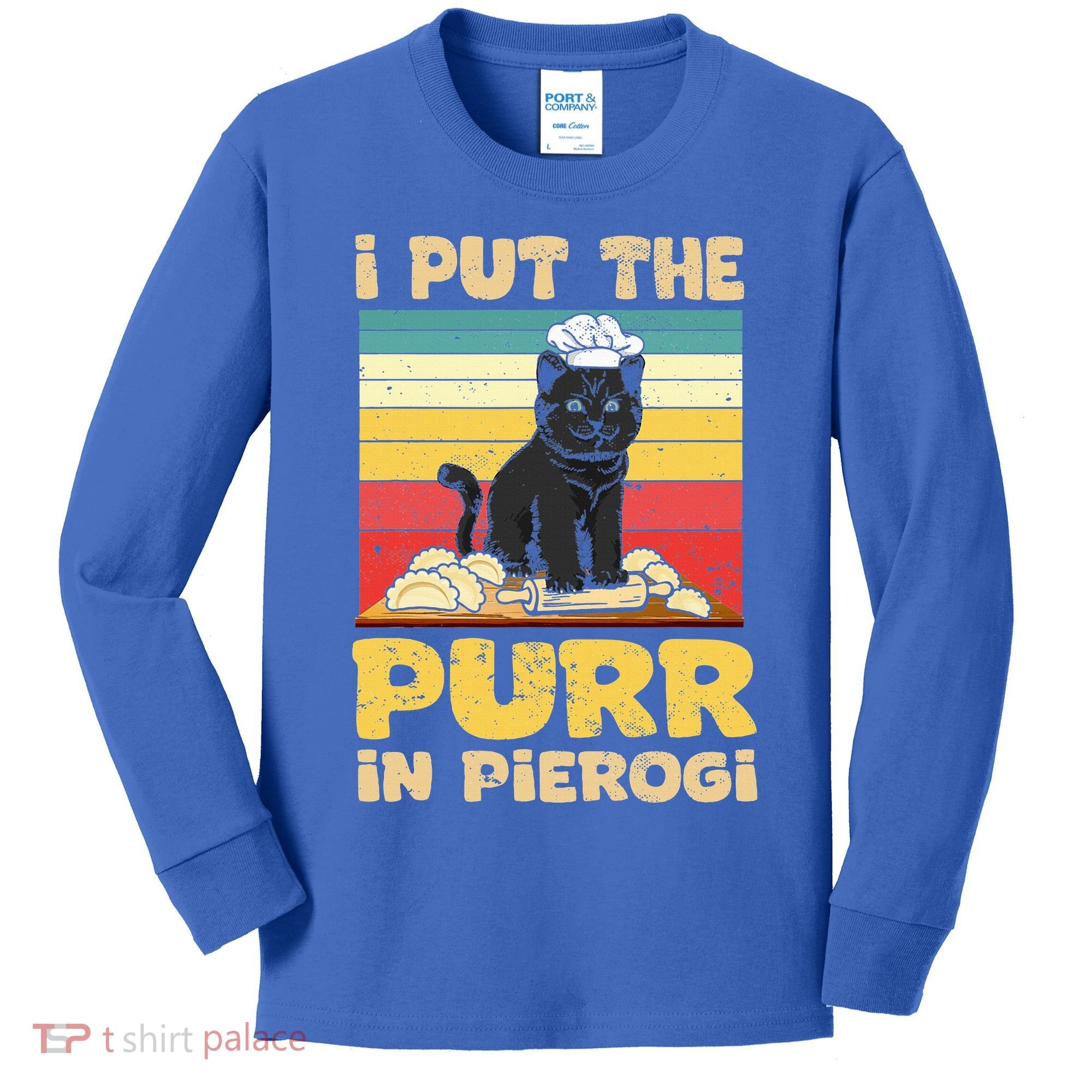 Funny polish pierogi Kids Long Sleeve Shirt
