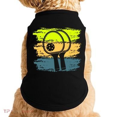 Funny Pickleball Player Paddleball Lover Doggie Tank