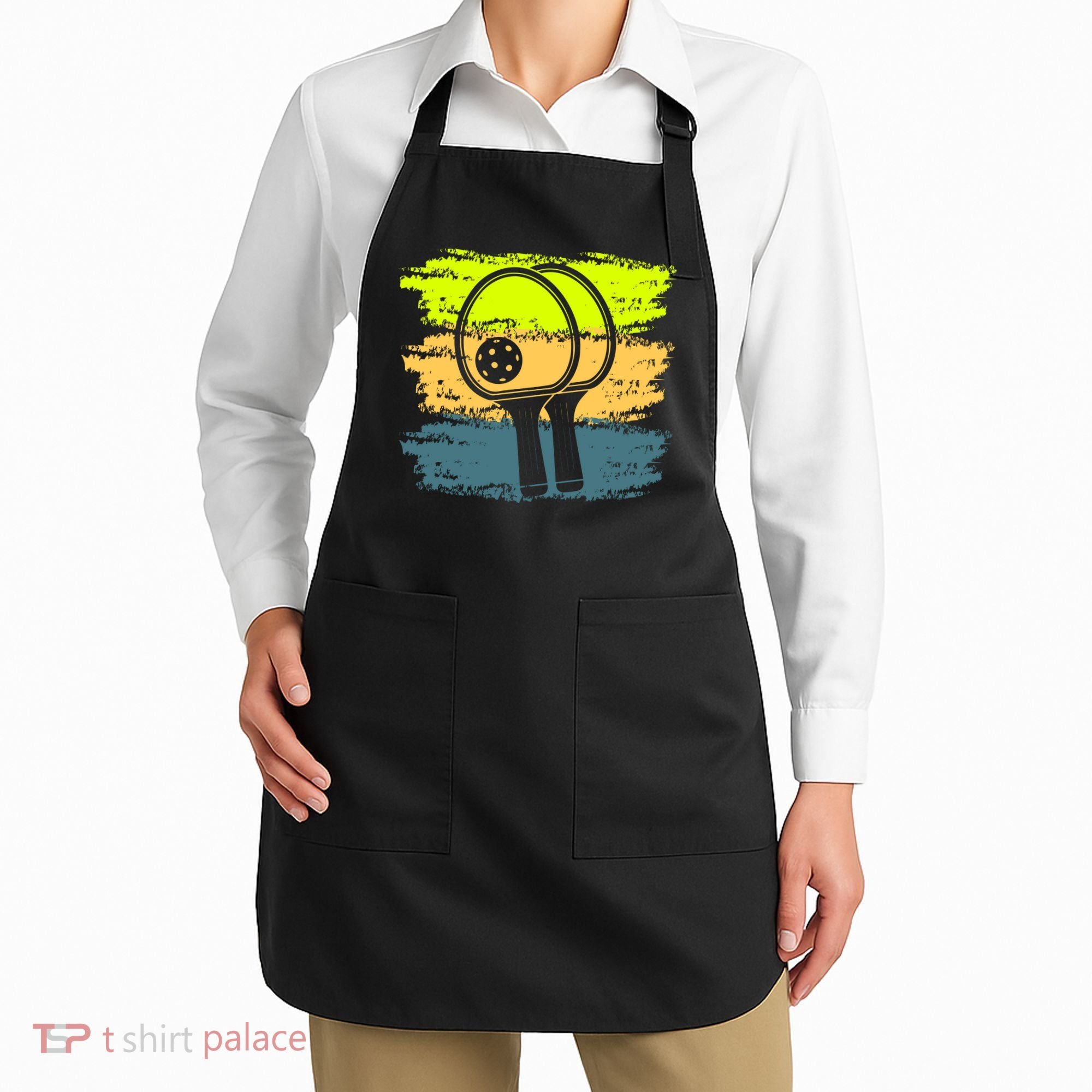Funny Pickleball Player Paddleball Lover Apron
