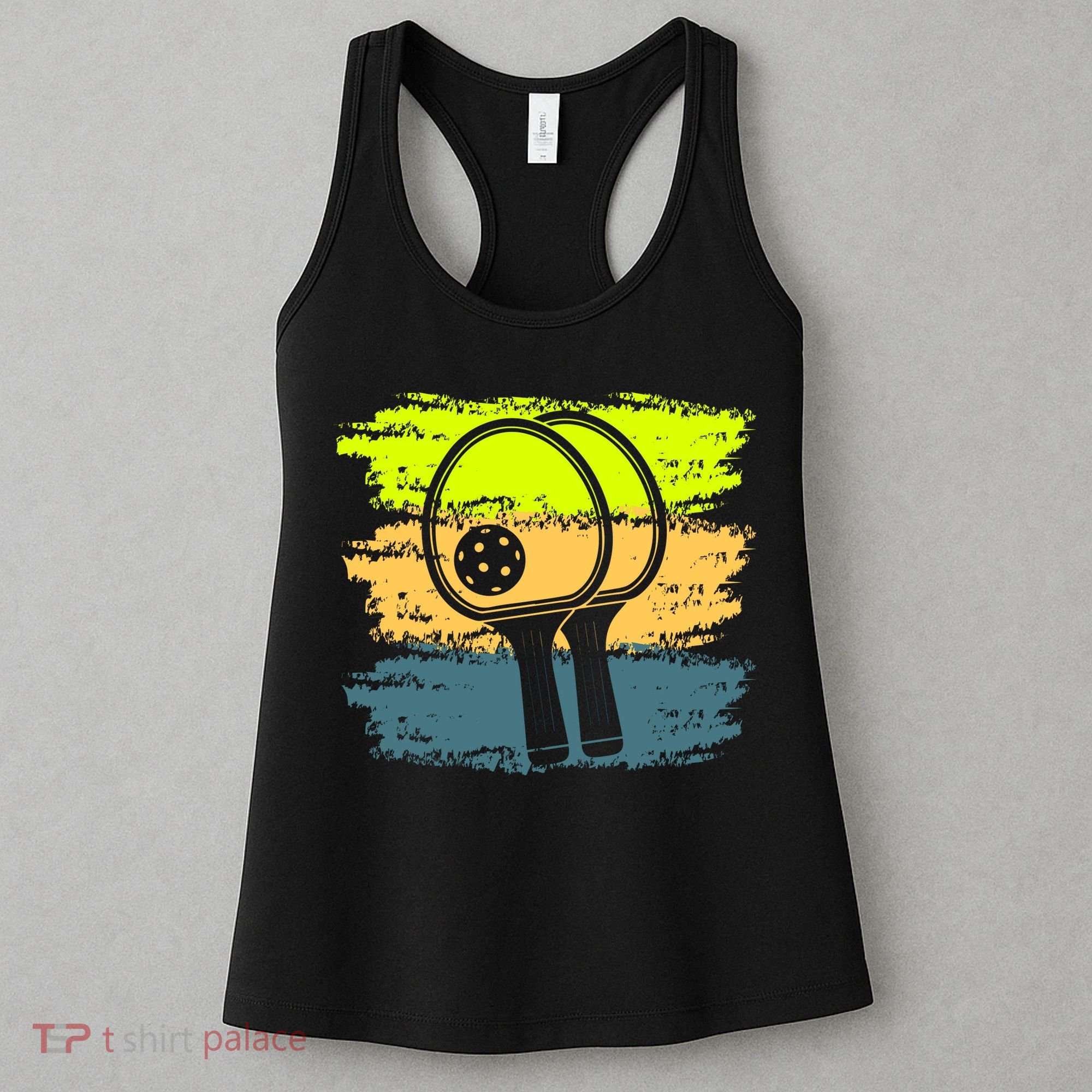 Funny Pickleball Player Paddleball Lover Women's Tank Top