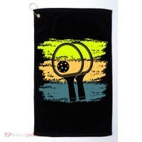 Funny Pickleball Player Paddleball Lover Golf Towel thumb 0
