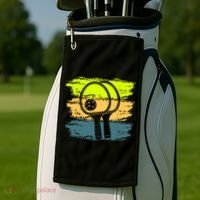 Funny Pickleball Player Paddleball Lover Golf Towel thumb 2