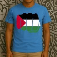 Free Palestine Palestine Flag Support T-Shirt thumb 3