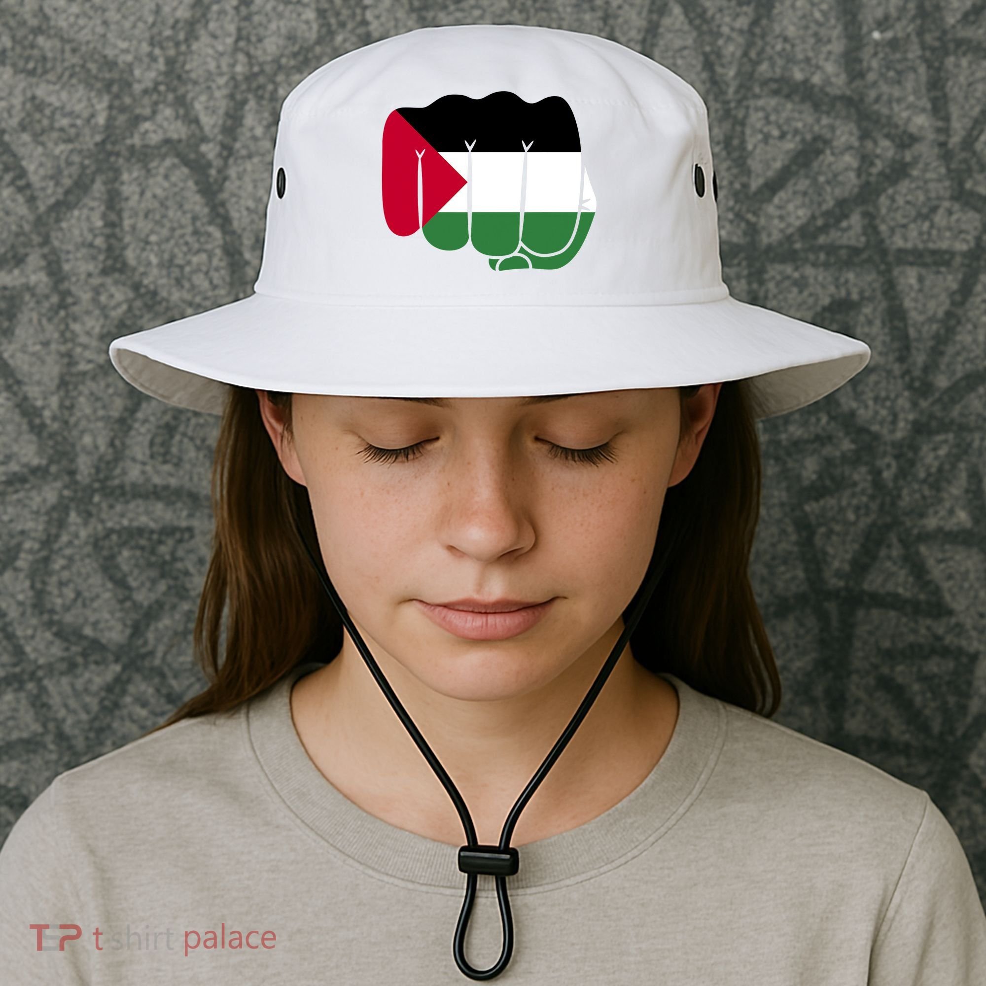 Free Palestine Palestine Flag Support Bucket Hat