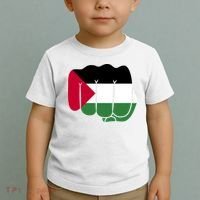 Free Palestine Palestine Flag Support Toddler T-Shirt thumb 2