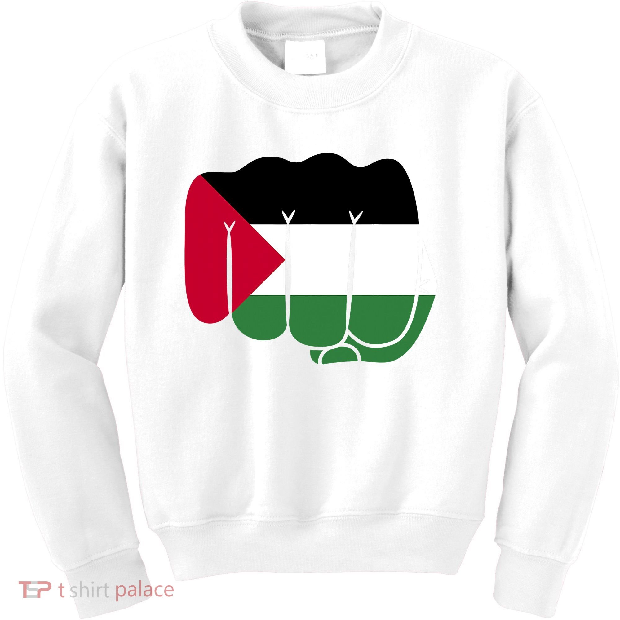 Free Palestine Palestine Flag Support Kids Sweatshirt