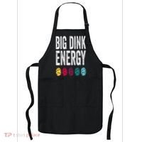 Funny Pickleball Paddle Big Dink Energy Dinking Pickle Ball Apron thumb 0