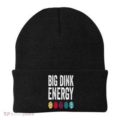 Funny Pickleball Paddle Big Dink Energy Dinking Pickle Ball Beanie