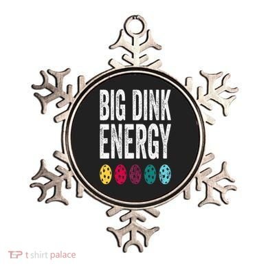 Funny Pickleball Paddle Big Dink Energy Dinking Pickle Ball Ornament