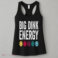 Funny Pickleball Paddle Big Dink Energy Dinking Pickle Ball Women's Tank Top thumb 3