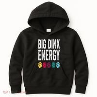 Funny Pickleball Paddle Big Dink Energy Dinking Pickle Ball Kids Hoodie thumb 0