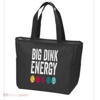 Funny Pickleball Paddle Big Dink Energy Dinking Pickle Ball Tote Bag thumb 3
