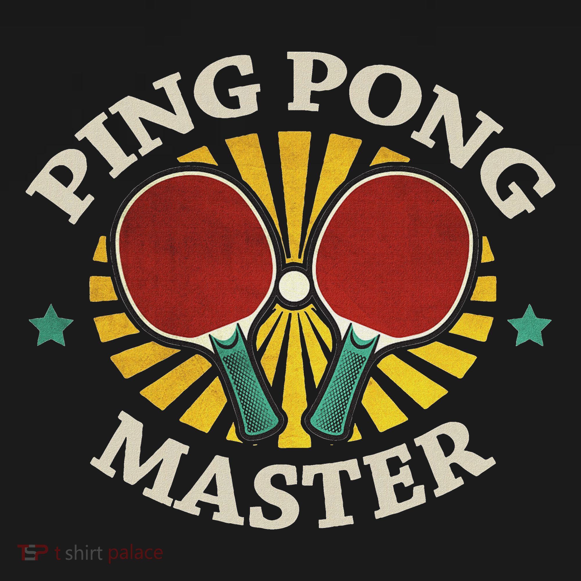 Funny Ping Pong Master Gift Table Tennis Players Apron