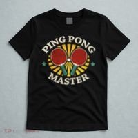 Funny Ping Pong Master Gift Table Tennis Players T-Shirt thumb 5