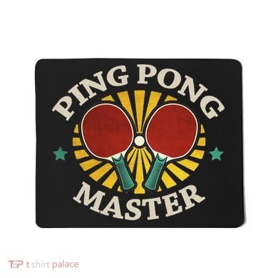 Funny Ping Pong Master Gift Table Tennis Players Mousepad