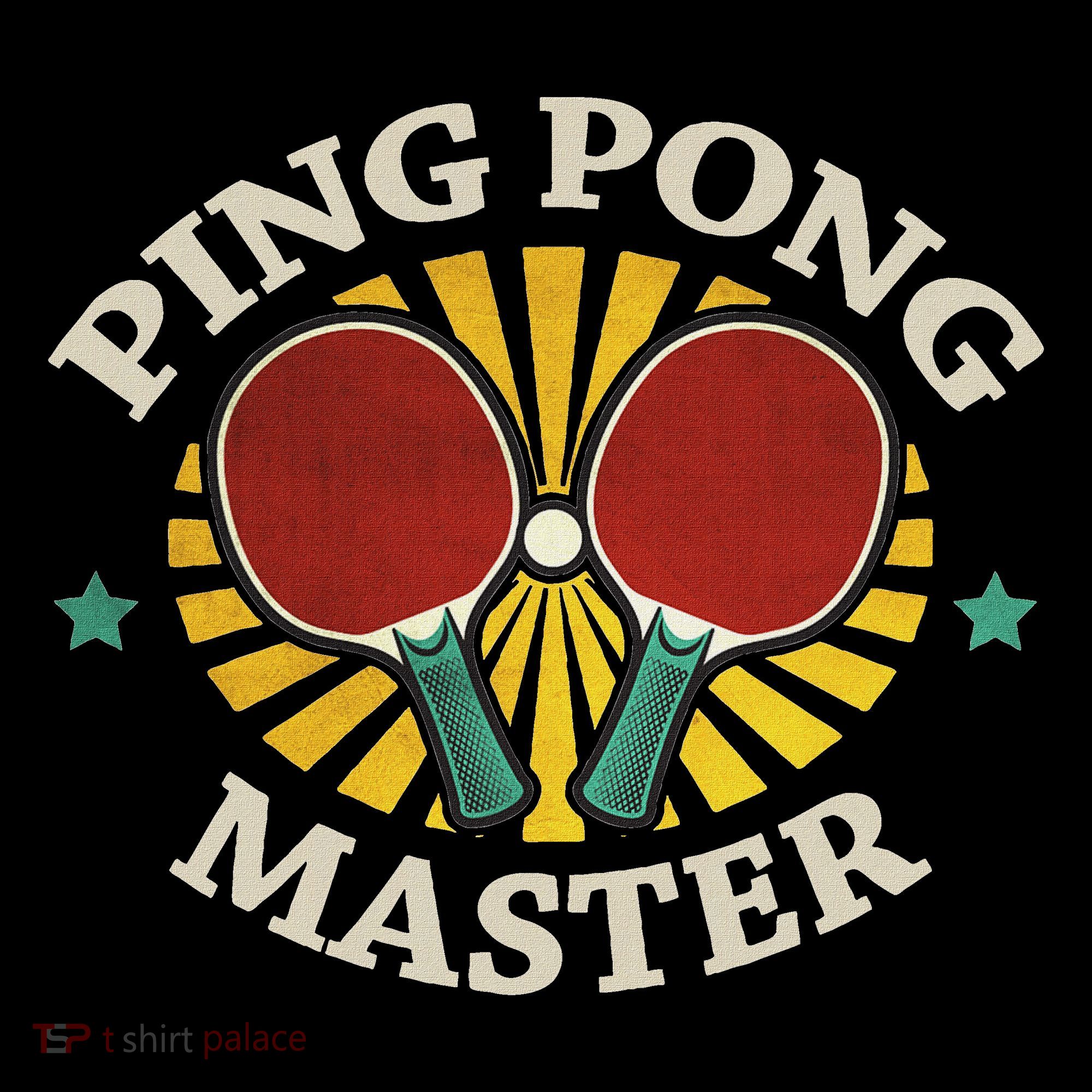 Funny Ping Pong Master Gift Table Tennis Players Mousepad