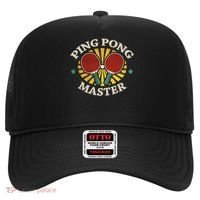 Funny Ping Pong Master Gift Table Tennis Players Hat thumb 0